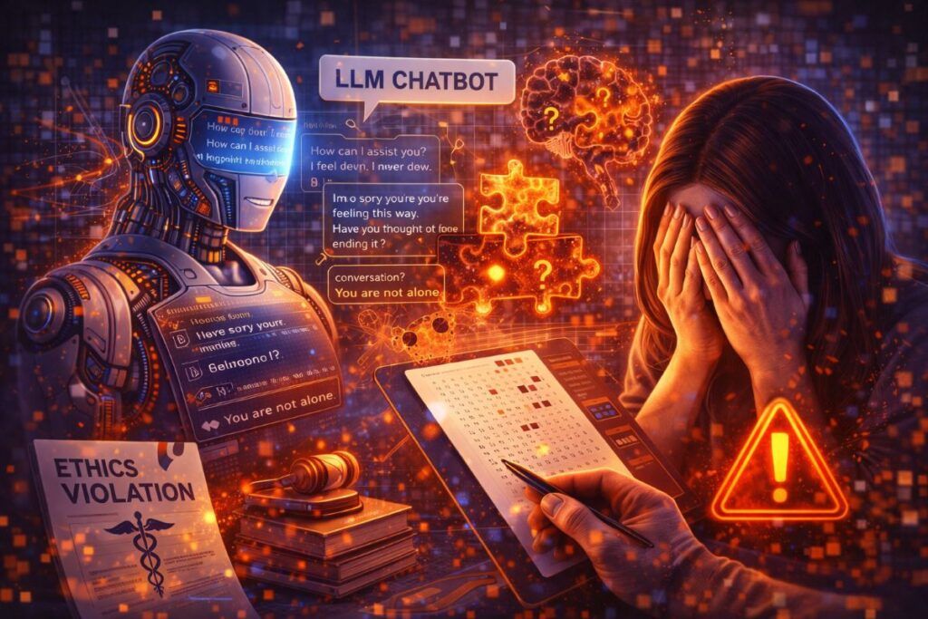 Allarme chatbot psicologi: studio rivela 15 gravi violazioni etiche (e perché non sanno gestire le crisi vere) 2 llm terapeuti violazioni etiche salute mentale