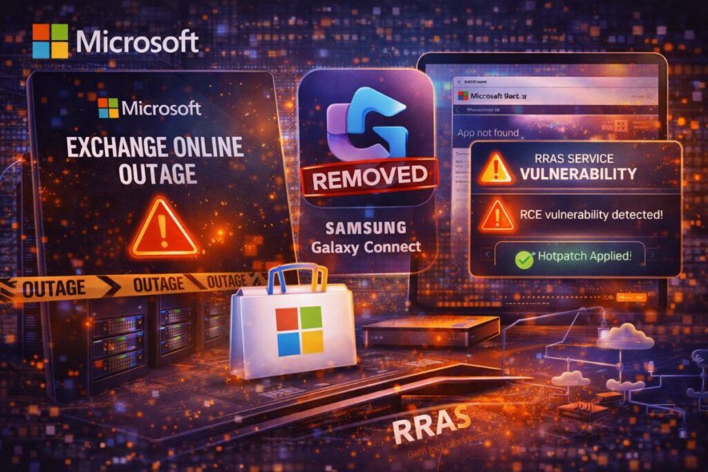 Giornata nera per Microsoft: Exchange in down blocca le email, mentre un'app Samsung "sequestra" il disco C su Windows 11 2 microsoft outage exchange hotpatch rras windows