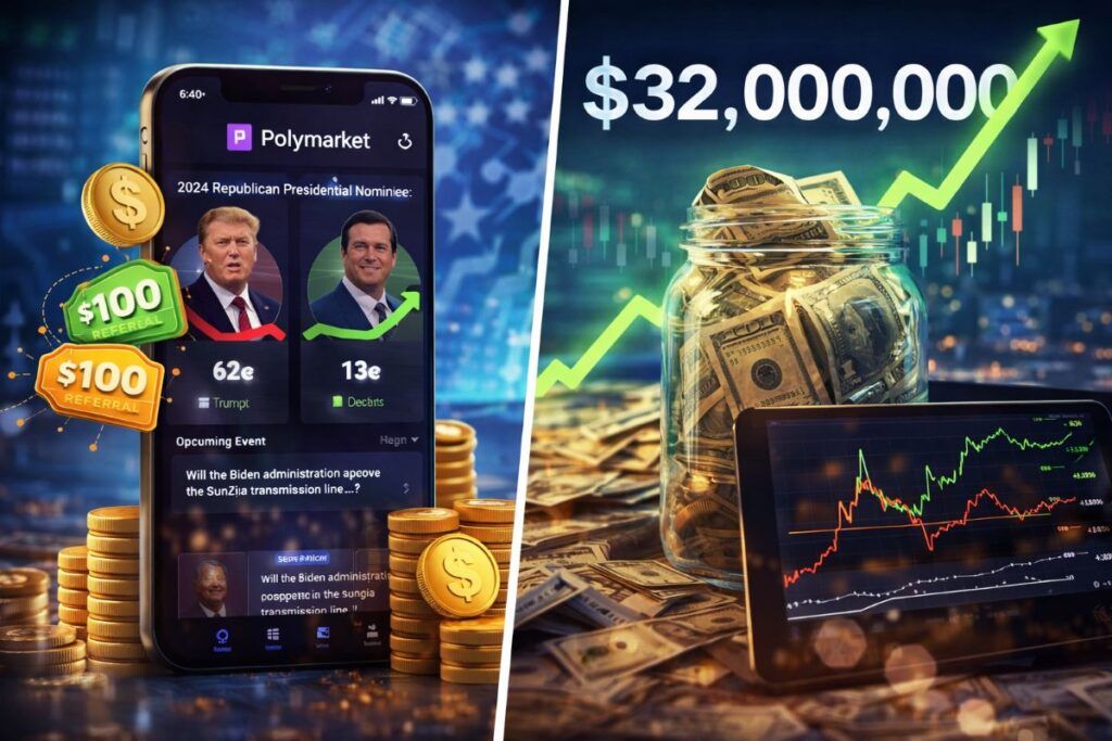 polymarket referral commissioni 5cc capital integrita mercato