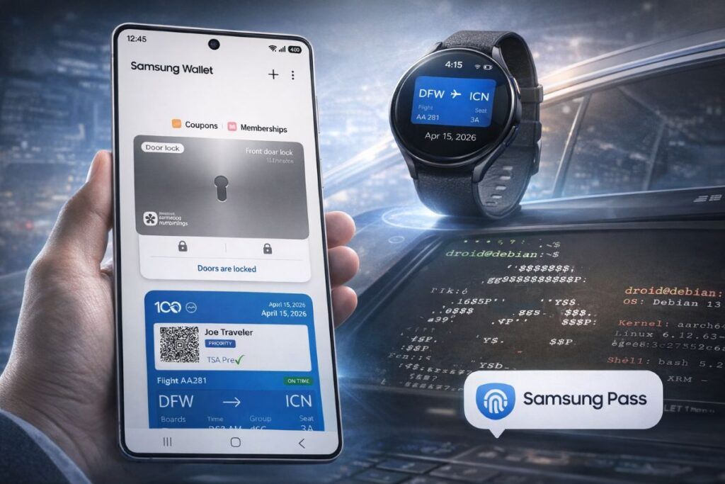 samsung patch sicurezza digital home key galaxy s26