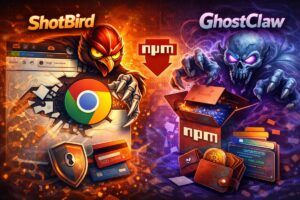 ShotBird e GhostClaw sfruttano Chrome e npm per rubare dati e installare malware