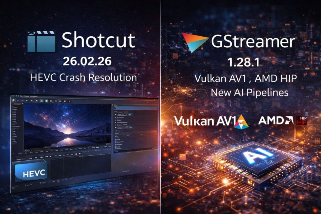 shotcut 26 02 26 gstreamer 1 28 1 ai video