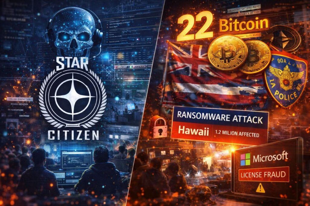 star citizen ransomware hawaii furto bitcoin