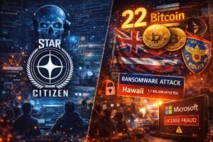 Dalla sanità ai videogiochi: ondata di cyber attacchi tra Star Citizen, l’Università delle Hawaii e il furto di Bitcoin alla Polizia