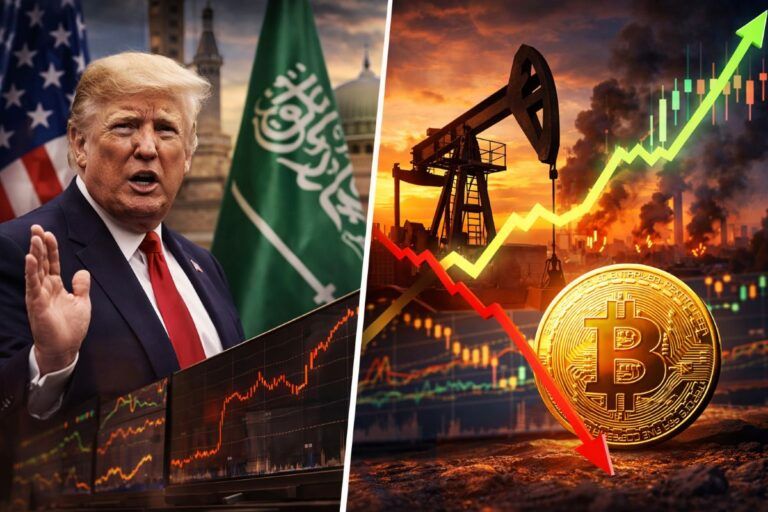 trump iran riyadh bitcoin petrolio 2026