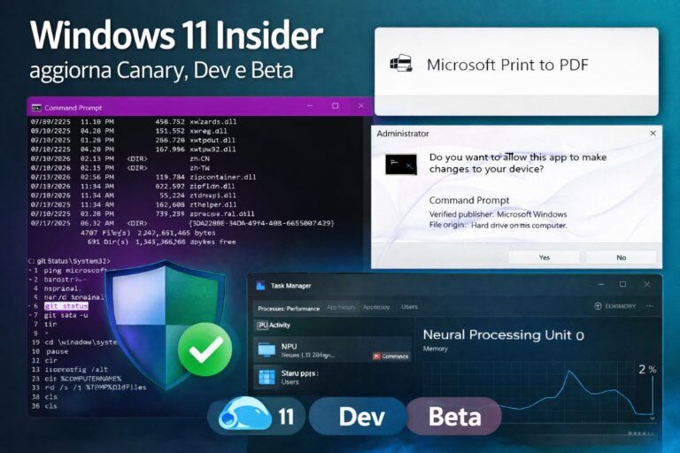 windows 11 insider build npu task manager console atlas 2026