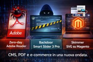 Inchiesta: la tempesta perfetta su WordPress, Magento e Adobe Reader. Quando le falle storiche si sommano ai poteri dell'IA 3 Inchiesta: la tempesta perfetta su WordPress, Magento e Adobe Reader. Quando le falle storiche si sommano ai poteri dell’IA