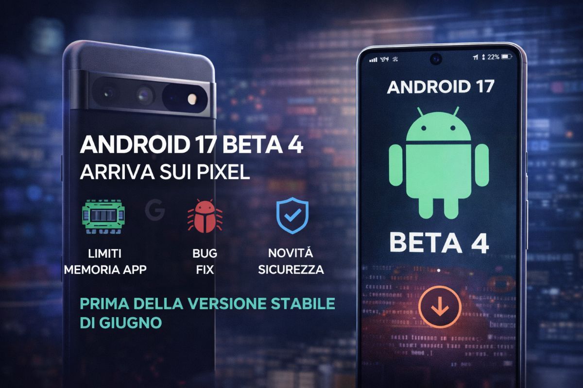Google rilascia Android 17 Beta 4 sui Pixel e prepara la versione ...
