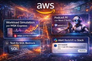 AWS lancia Workload Simulation per MSK Express e Bedrock accelera AI e analytics