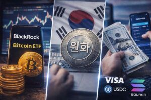 Corsa agli asset digitali: BlackRock fa il pieno di Bitcoin, la Corea del Sud tokenizza la spesa pubblica e Visa sposa Solana