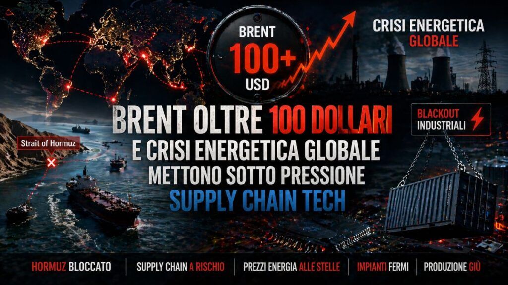 brent 100 dollari crisi energetica supply chain tech hormuz