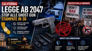 California limita stampanti 3D con AB 2047 tra sicurezza e libertà tecnologica