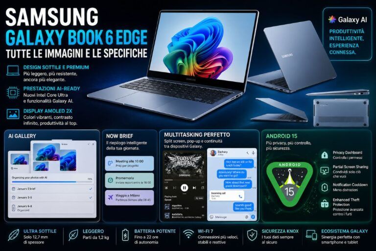 galaxy tab s12 in dirittura darrivo e debutto per galaxy book 6 edge