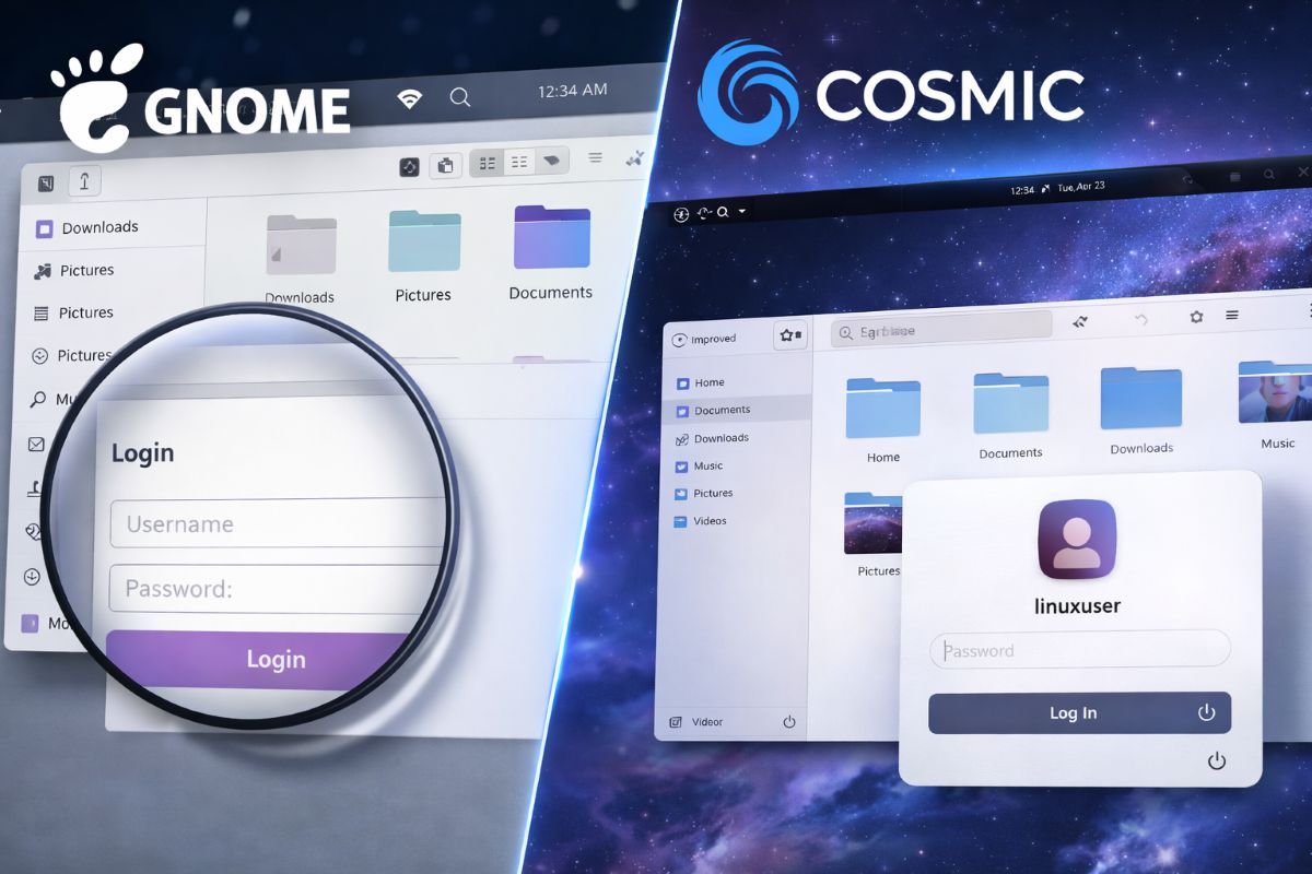 Captive User@linux GNOME 50.1 migliora captive portal e COSMIC 1.0.10 rifinisce il desktop ...