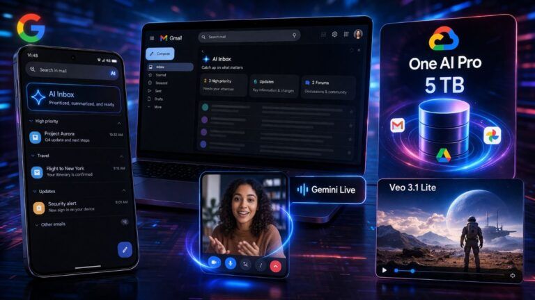 google ai inbox gmail one pro