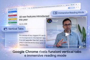 Chrome introduce schede verticali stabili e Gmail rafforza la privacy con Gemini 3 Chrome introduce schede verticali stabili e Gmail rafforza la privacy con Gemini