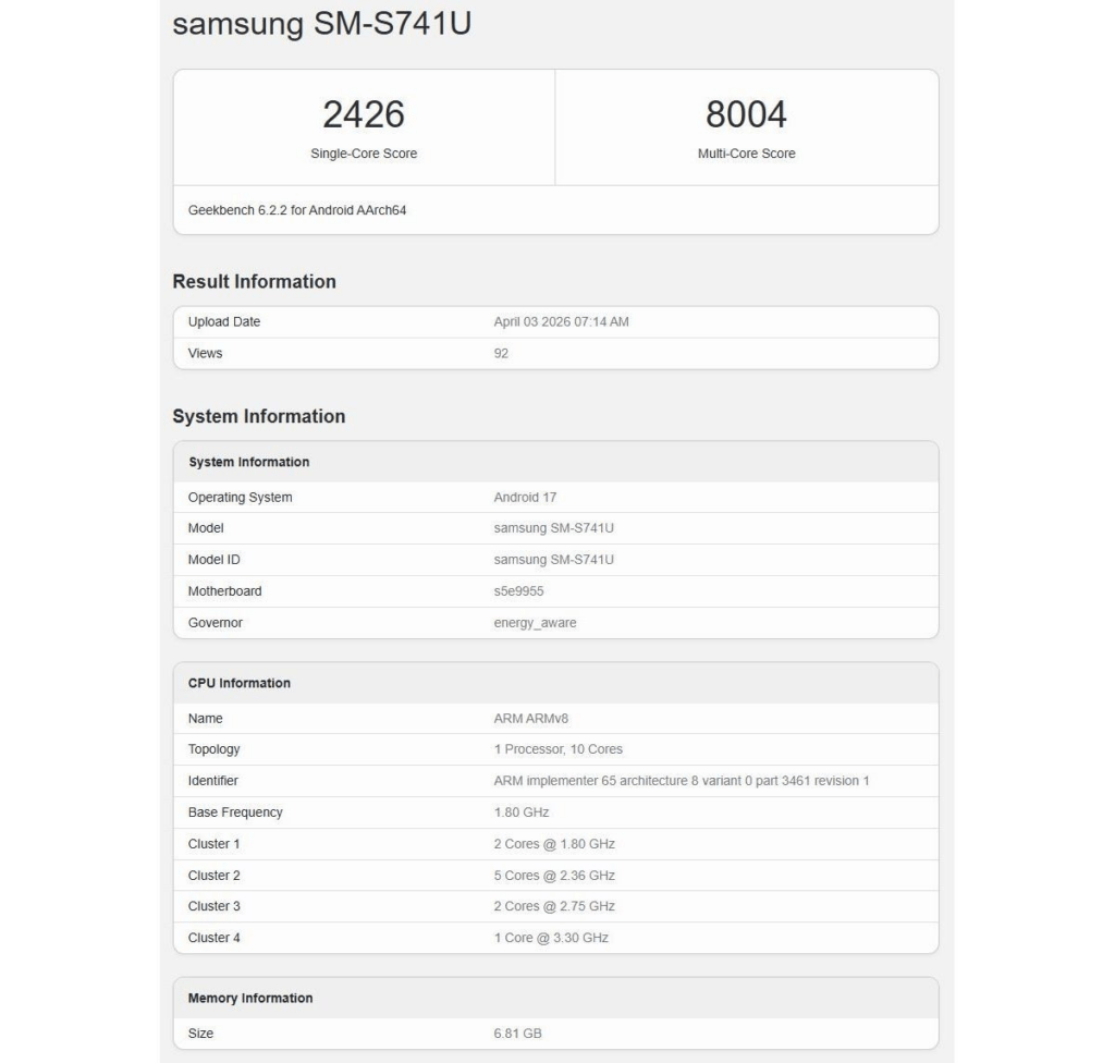 Il futuro di Samsung svelato in anticipo: spuntano Galaxy S26 FE e l'inedito Z Fold 8 "Wide" 3 image 147