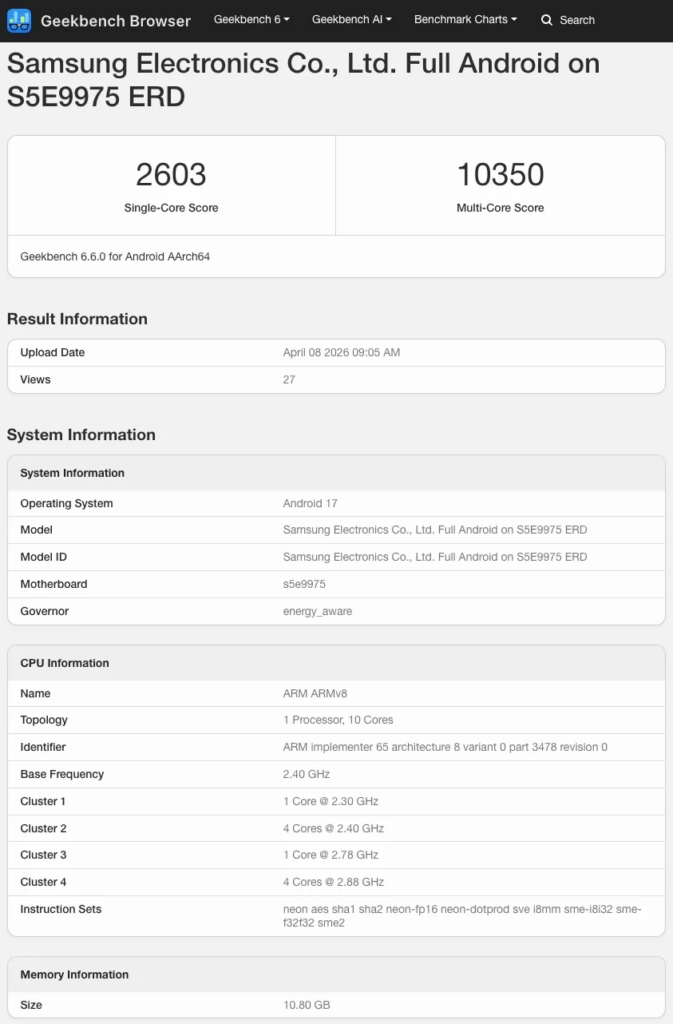 Samsung sviluppa Galaxy A08 4G e testa Exynos per S27 mentre rivende Z Trifold USA 5 image 260