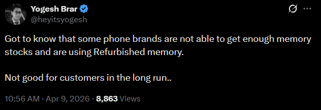 Allarme smartphone: l'IA prosciuga la RAM. A rischio i flagship "Ultra" (e spuntano i chip ricondizionati) 6 image 331