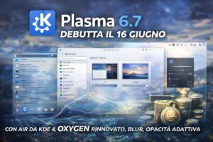 Operazione nostalgia per KDE Plasma 6.7: tornano i mitici temi Air e Oxygen (ma le novità sono tantissime)
