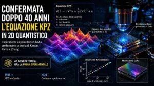 Fisica, risolto un enigma lungo 40 anni: confermata la crescita caotica nei sistemi quantistici 2D