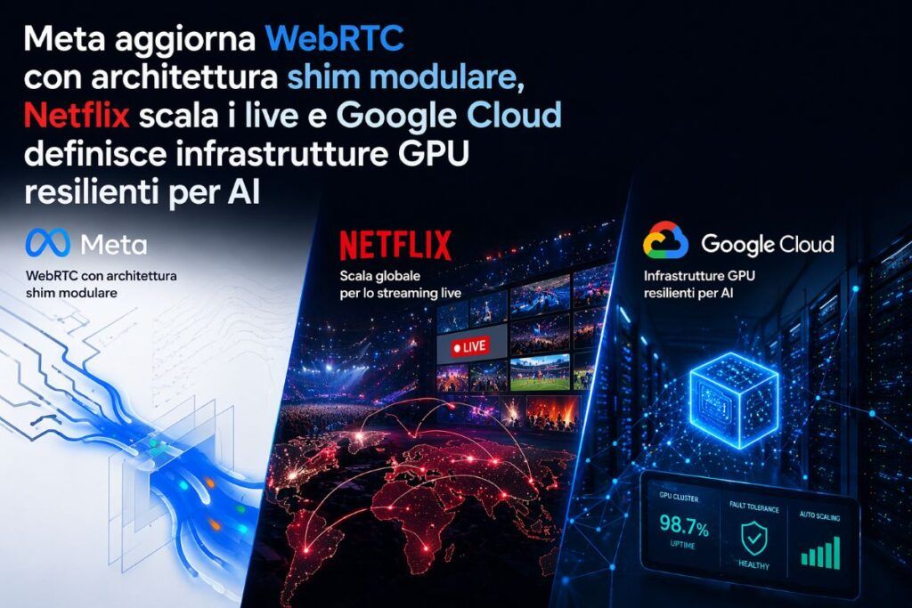 meta webrtc netflix live streaming google cloud gpu ai