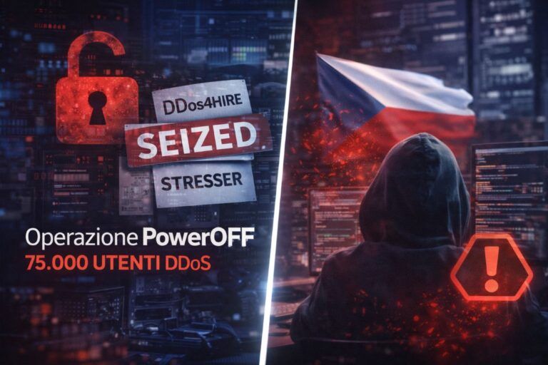 operazione poweroff ddos powmix