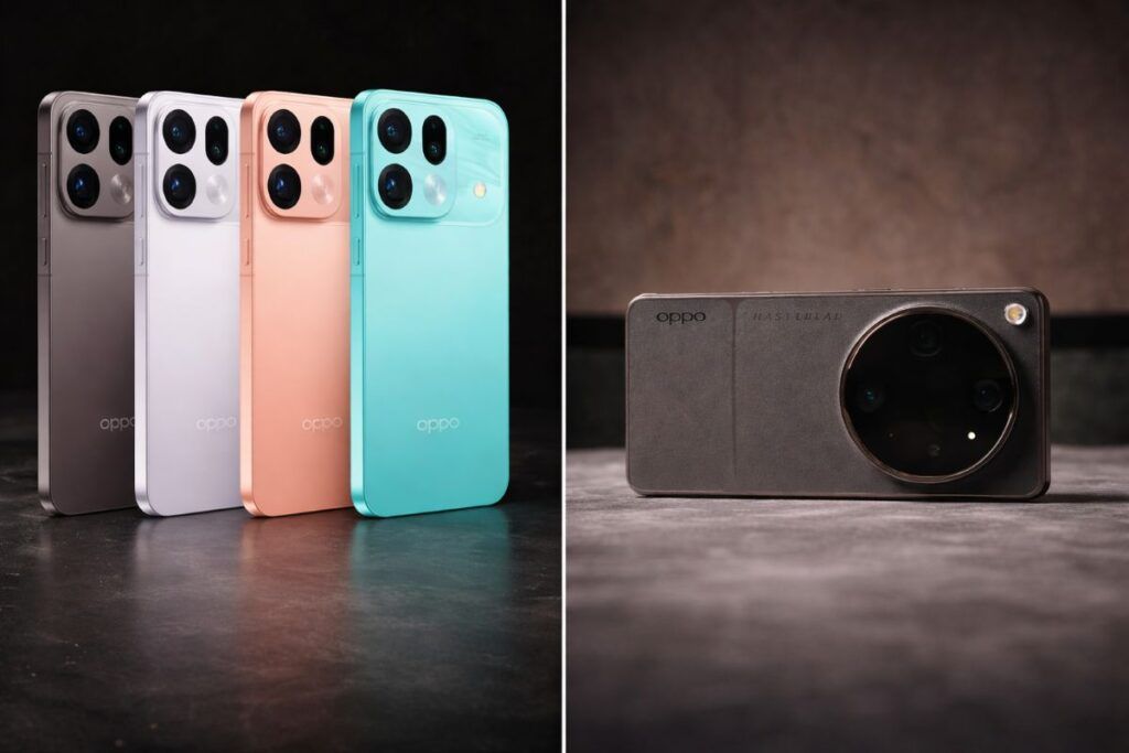 Oppo Find X9 Ultra torna alla pelle vegana con maxi-modulo Hasselblad. Sorpresa Find X9s Pro con super batteria 2 oppo find x9 ultra pelle vegana hasselblad find x9s pro specifiche