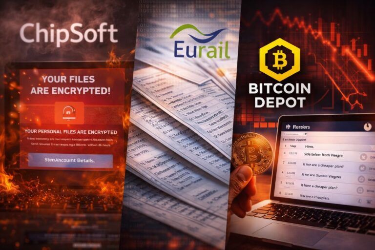 ransomware chipsoft breach eurail