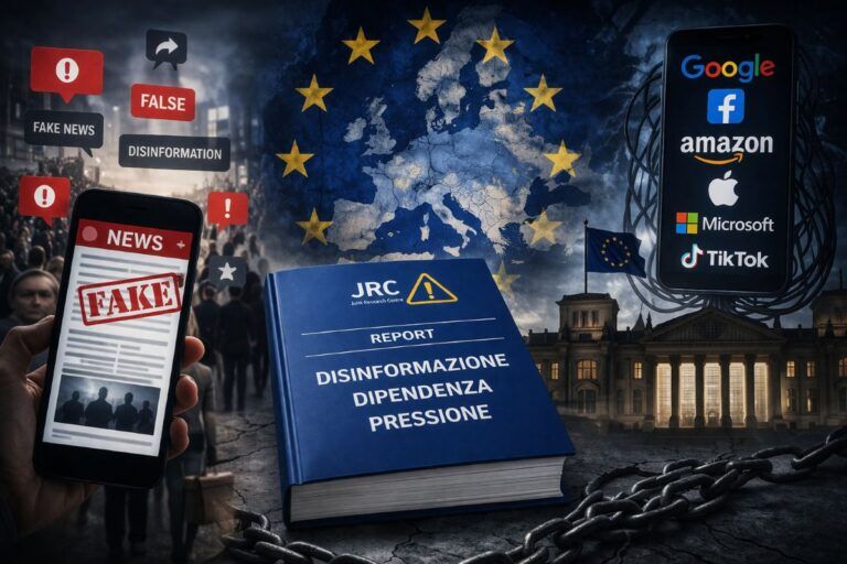 report ue fractured reality disinformazione algoritmi sovranita digitale