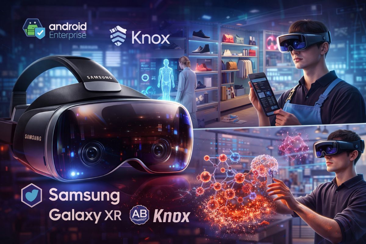 Samsung Galaxy XR fa sul serio: arriva Android Enterprise per ...