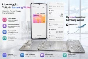 Samsung anticipa Galaxy Z Fold 8 e Flip 8, mentre il Wallet diventa un’agenzia di viaggi
