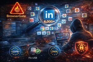 Scandalo “BrowserGate”: LinkedIn ti spia di nascosto e fruga tra i segreti del tuo PC