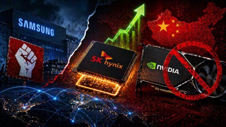 sciopero samsung chip sk hynix ai nvidia mercato semiconduttori 2026