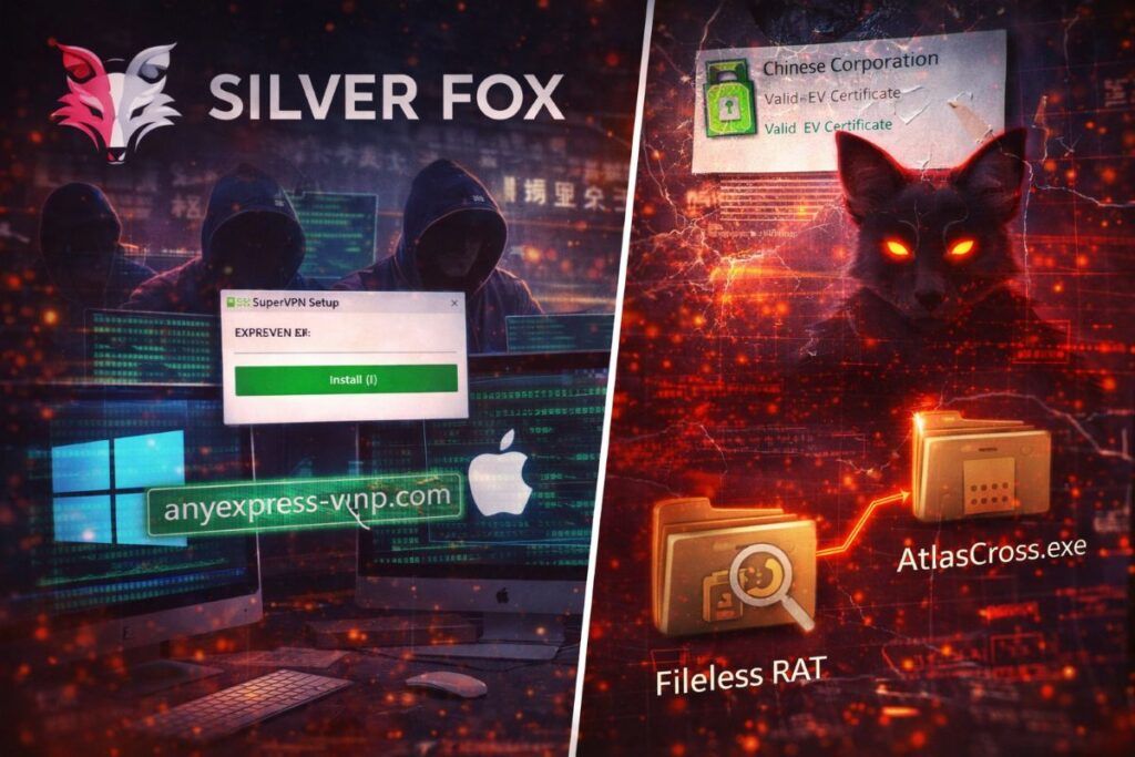 silver fox atlascross rat vpn