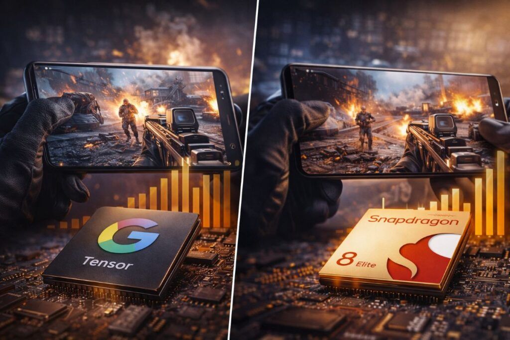 tensor g5 vs snapdragon gaming