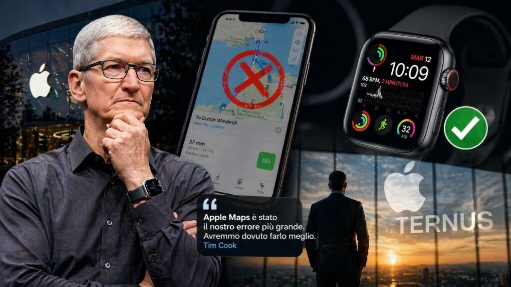 tim cook apple maps errore ceo apple watch orgoglio