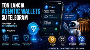 TON lancia Agentic Wallets su Telegram e apre ai pagamenti AI automatizzati