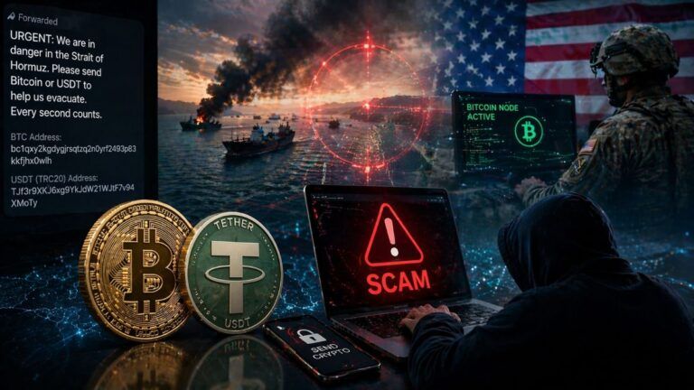 truffa crypto hormuz nodo bitcoin esercito usa
