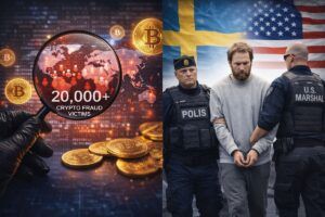 Operazione Atlantic svela 20.000 vittime crypto, estradato in Svezia il “boss” dei raggiri bancari
