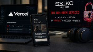 Cyber-attacchi a catena: nuovi account violati su Vercel, breach per Rituals e sito Seiko USA sotto scacco