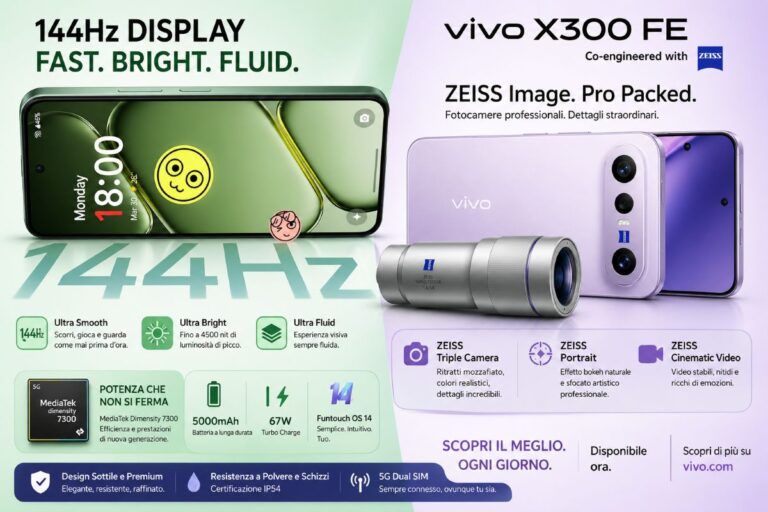 vivo x400 cancellata x500 oneplus nord ce6 lite 7000mah 144hz