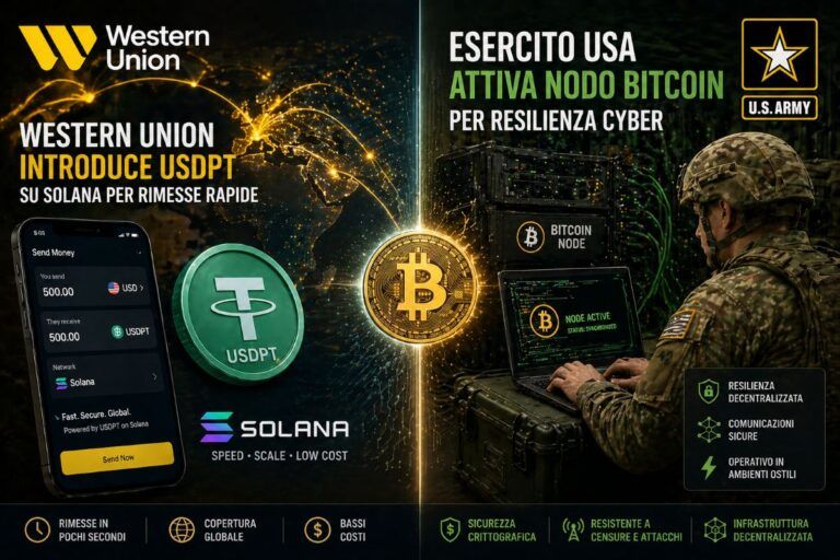 western union usdpt bitcoin esercito