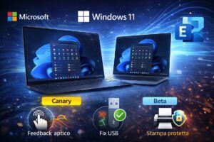 Windows 11 si evolve: in arrivo il feedback tattile per il mouse, ma Outlook va in tilt