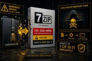 Ecatombe 7-Zip: CVE-2026-48095 espone milioni di PC a codice remoto