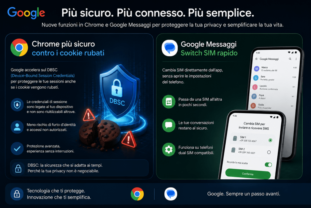 Google blinda Chrome con DBSC e semplifica Messaggi sui dual-SIM 6 ChatGPT Image 29 mag 2026 09 07 51
