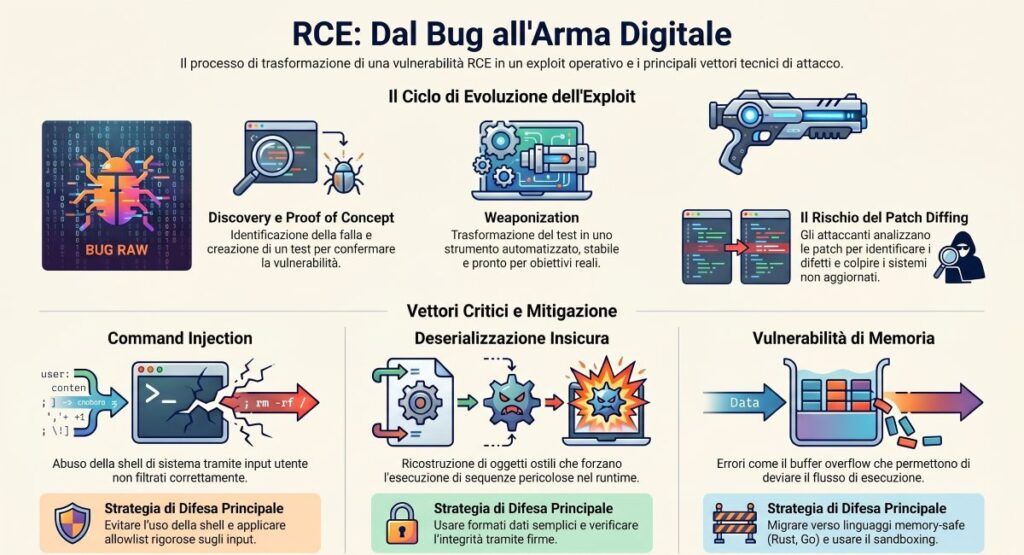 RCE infografica dal bug allarma