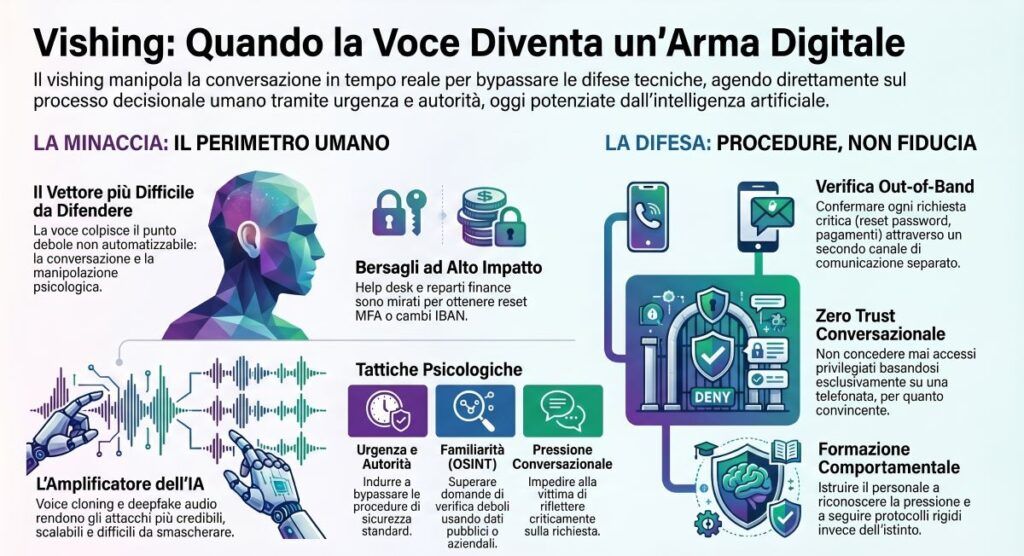 Vishing voce come arma digitale