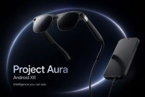 Xreal Project Aura debutta con Android XR e Gemini a Google I/O