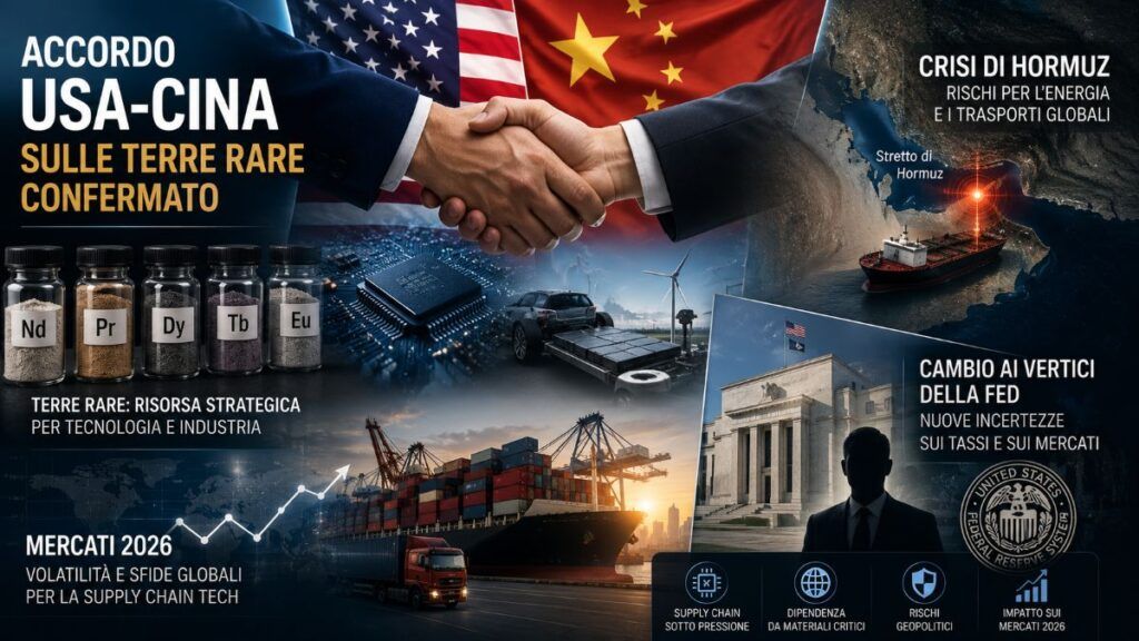 Usa e Cina confermano accordo sulle terre rare mentre Hormuz blocca la supply chain 2 accordo terre rare usa cina